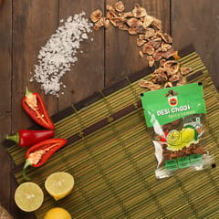 GO DESi Lemon Chaat, Desi chaat, Lemon Candy, 180 gm, Pack of 10 Pouches