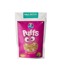 Bebe Burp Grandma's Super Puffs Ragi Masala Pack of 4 - 35 gms each