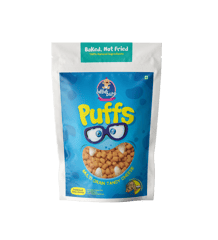 Bebe Burp Grandma's Super Puffs Multigrain Tangy Cheese Pack Of 4 - 35 gms each