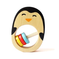 Shumee Penguin Wooden Rattle (0-2 years)