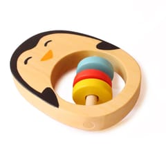 Shumee Penguin Wooden Rattle (0-2 years)