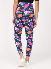 The Mom Store Autumn Flowers Maternity Athleisure Pants