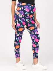 The Mom Store Autumn Flowers Maternity Athleisure Pants