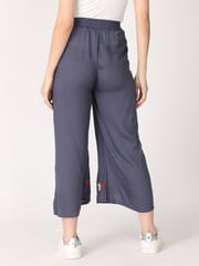 The Mom Store Grey Garden Embroided Maternity Culottes Pants