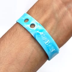 NBAN Sky Blue Anti-Nausea Wrist Band for Morning Sickness