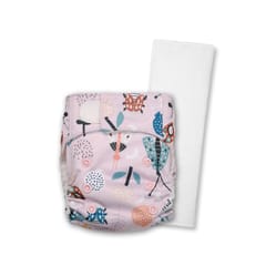 Just Bumm Newborn Diaper with Pad - Spring Day