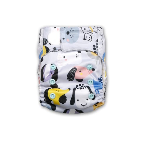 Just Bumm Newborn Reusable Diaper - PS I Woof You