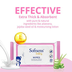 Softsens Skin Care Wet Wipes (20 Wipes - 120 Wipes)