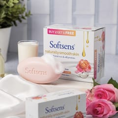 Softsens Naturally Smooth Skin Cream Bar Soap