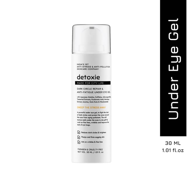 Detoxie Dark Circle Repair and Anti-Fatigue Under Eye Gel, 30ml