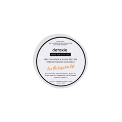 Detoxie Keratin Repair and Shine Restore Strengthening Hair Mask, 100 g