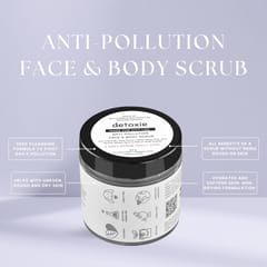 Detoxie Anti-Pollution Face and Body Scrub, 100g