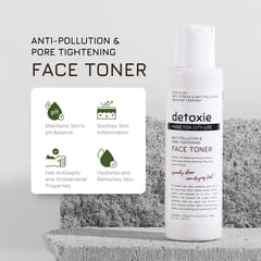 Detoxie Anti-Pollution and Pore Tightening Face Toner, 100ml