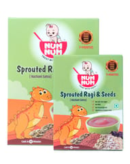 Sprouted Ragi & Seeds