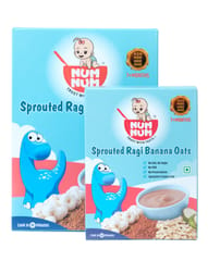 Sprouted Ragi Banana Oats