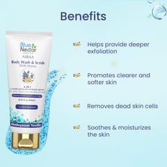 Blue Nectar Madagascar Vanilla Body Wash & Scrub with Honey (10 herbs, 200ml)