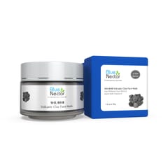 Blue Nectar Shubhr Volcanic Clay Face Mask with Green Tea Deep Cleansing Face Pack for Glowing Skin