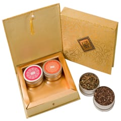 TEACURRY Women Wellbeing Gift Box - Tea Gift Set (100 Grams Loose)