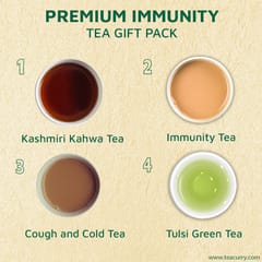 TEACURRY Immunity Gift Box - Tea Gift Set (16 Teabags)