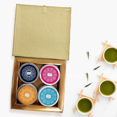 TEACURRY Premium Green Gift Box - Tea Gift Set (100 Grams Loose)