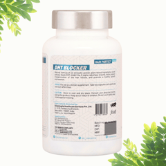 DHI DHT BLOCKER CONTAIN SAW PALMETTO & PUMPKIN SEED POWDER CONTROLS HAIR FALL & BOOST HAIR GROWTH - 60 VEG CAPSULES