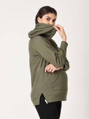 The Mom Store Grass Hopper Maternity Hoodie Sweatshirt with Nursing