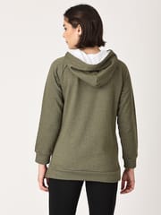 The Mom Store Grass Hopper Maternity Hoodie Sweatshirt with Nursing