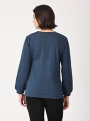 The Mom Store Shooting Star Maternity Sweatshirt with Nursing