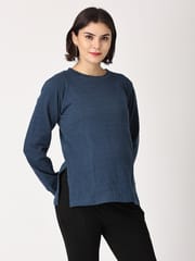 The Mom Store Shooting Star Maternity Sweatshirt with Nursing