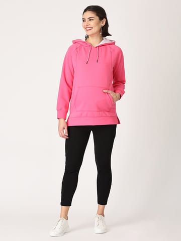 The Mom Store Ros? Maternity Hoodie Sweatshirt with Nursing