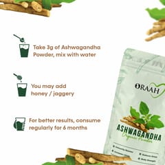 Oraah Shatavari and Ashwagandha Herbal powders combo