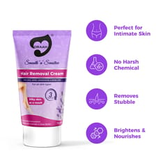 Hair removal Cream with wipes