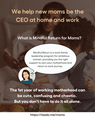 Mindful Return Program for Moms