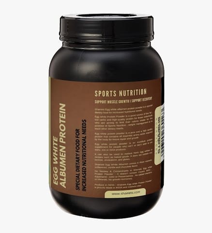 Sharrets Egg White Albumen Protein Powder 1kg Chocolate, Gluten & Dairy Free