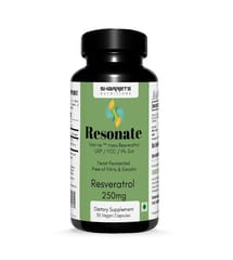 Sharrets Resonate, trans Resveratrol 250mg x 30 Vegan Capsules