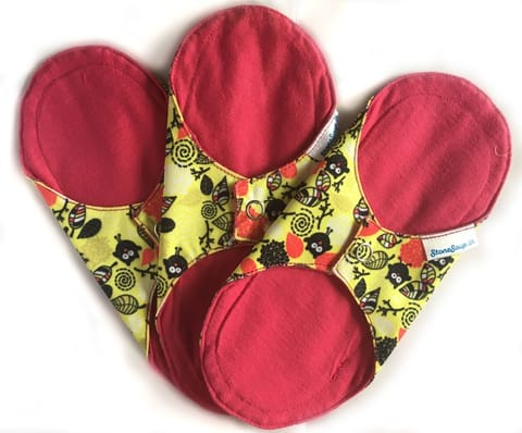 Stonesoup Petals - Mandya Pads (set of 3 Cloth Panty Liners)