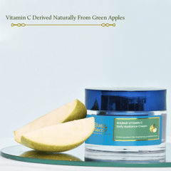 Blue Nectar Ayurvedic Brightening & Radiance Cream with Green Apple (Women, 13 Herbs, 50 g)