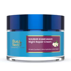 Blue Nectar Jasmine & Pachouli Nourishing Night Repair Cream (Women, 16 Herbs, 50 g)