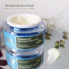 Blue Nectar Brightening & Radiance Eladi Day Cream with SPF 30 (Women, 19 Herbs, 50 g)