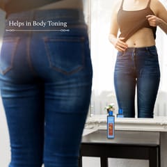 Blue Nectar Triphaladi Ayurvedic Slimming and Anti Cellulite Massage Oil for Weight Loss (11 Herbs, 100 ml)