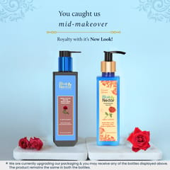 Blue Nectar Stretch Mark & Scar Body Lotion Cream with Cocoa Butter, Shea Butter & Uplifting Rose (12 Herbs, 200 ml)