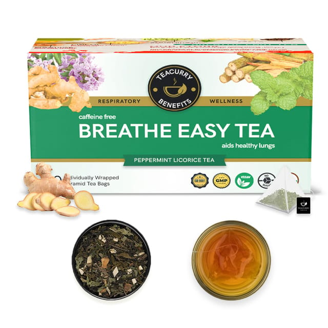 TEACURRY Anti Smoking Tea (1 Month pack | 30 Tea bags) Helps to clean Lungs and quit Smoking