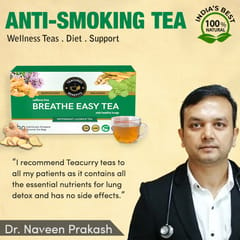 TEACURRY Anti Smoking Tea (1 Month pack | 30 Tea bags) Helps to clean Lungs and quit Smoking