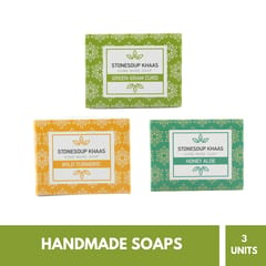 Stonesoup Khaas Soap Combo: Set of 3 Soaps