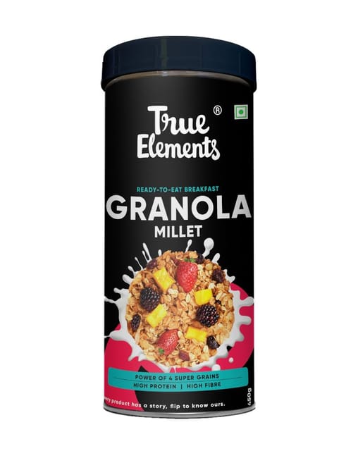 True Elements Millet Granola 450gm