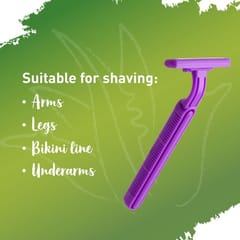 Sirona Disposable Shaving Razor for Women with Aloe Boost Pack of 10