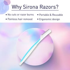 Sirona Eyebrow Razor Pack of 3 - Turquoise