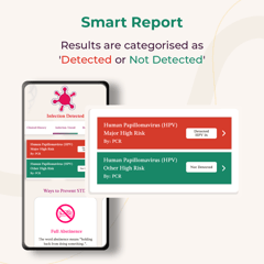 LifeCell HPV - at-Home Self - Collection Test Kit - Detects High Risk Strains Like HPV 16, 18 & 45 which covers 24 High Risk Strains in Women That Causes Cervical Cancer | Eligible - Women aged 25+ and above | Tests are Convenient, Complete Privacy with High Quality Standards