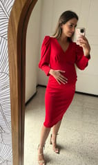 VDRESS Wine Maternity dress