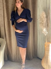 VDRESS Wine Maternity dress